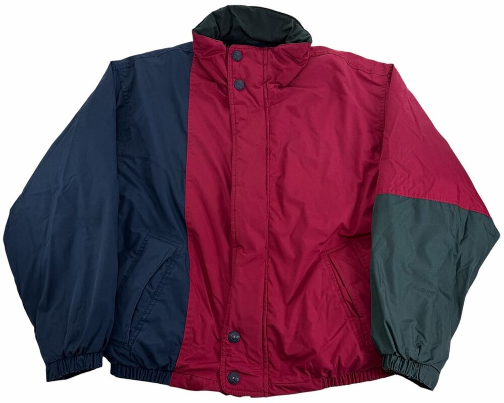 Vintage 90s Members Only Goose Down Puffer Jacket Men's Medium Multicolor Ski
